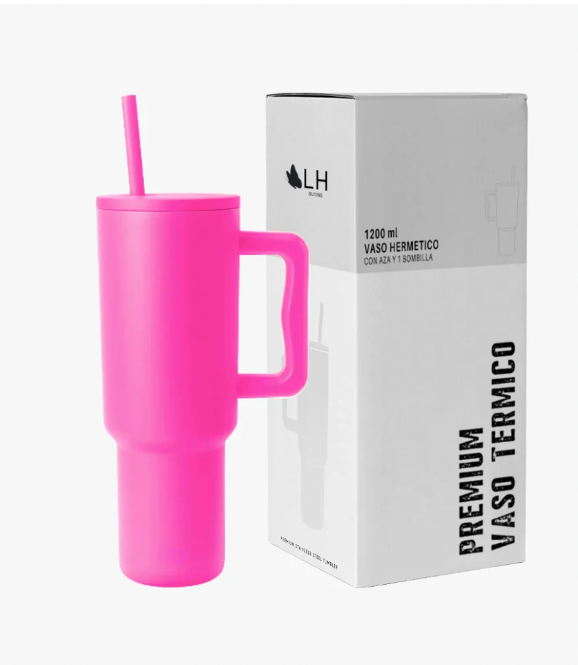 Vaso Térmico Premium 1200 ml Fucsia